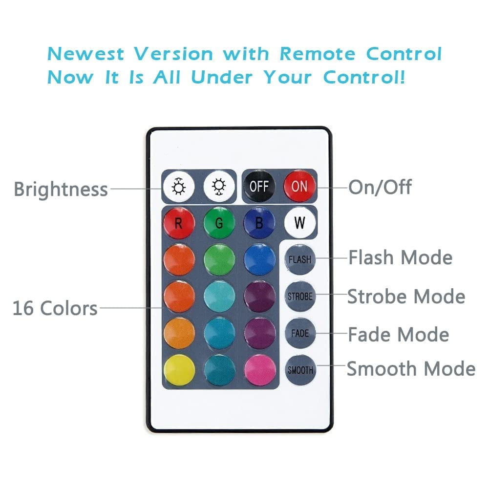 Remote Control Silicone Cat Light for Kids Toddler Baby Girls - Rechargeable - 4 pcs set